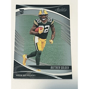 Matthew Golden 2025 Panini Absolute Retail #158 RC Green Bay Packers